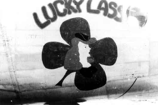 Nose art for Lucky Lass