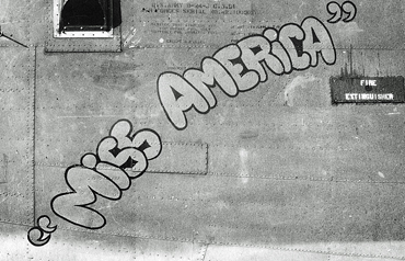 Nose art for Miss America