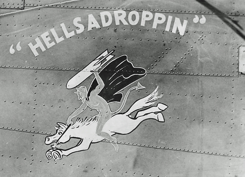 Nose art for Hellsadroppin