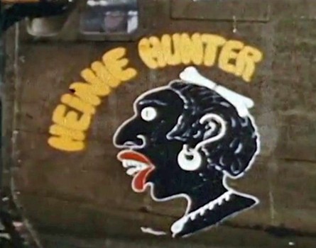 Nose art for Heinie Hunter