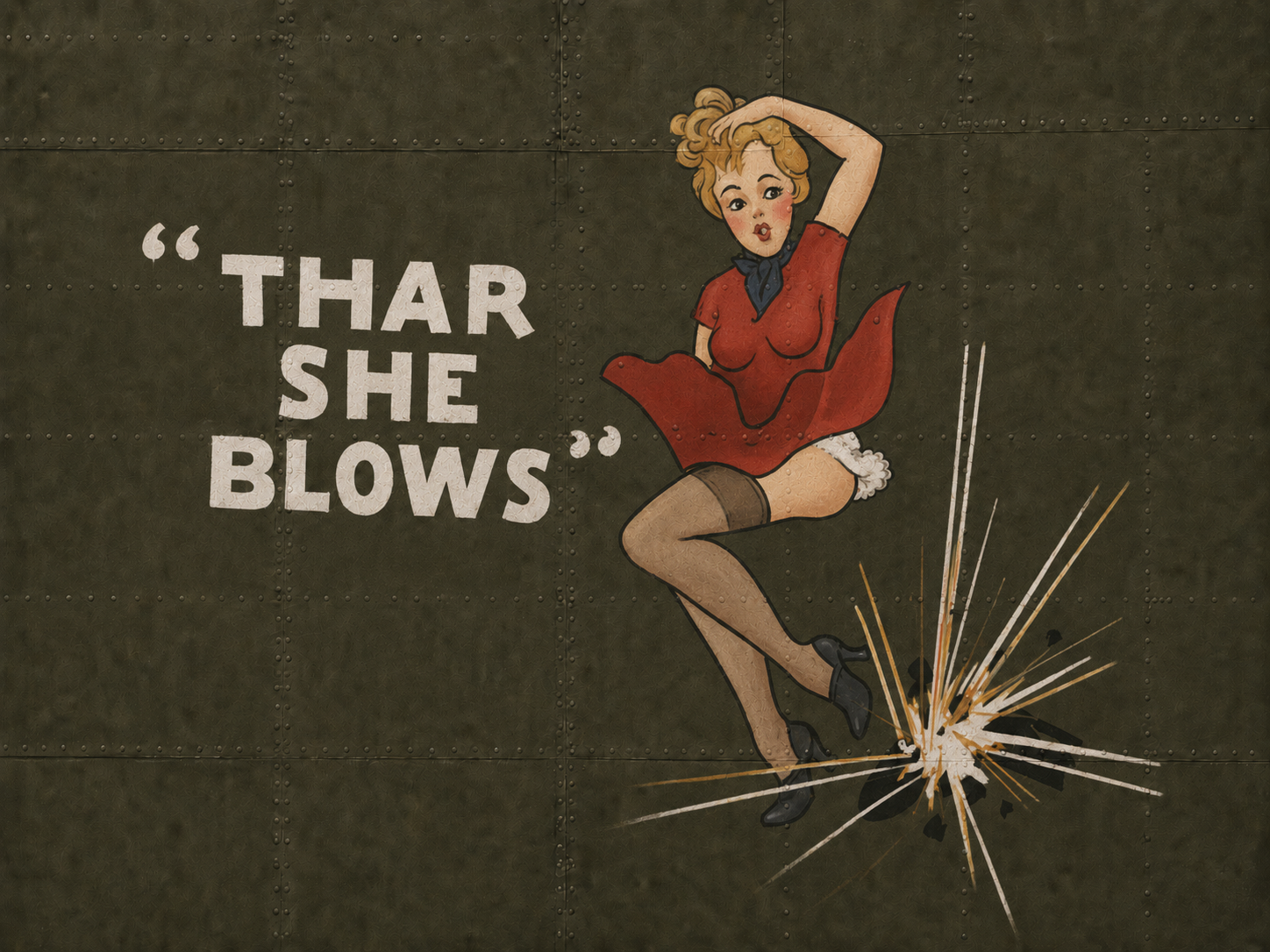 Nose art for Thar She Blows