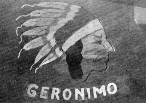 Nose art for Geronimo