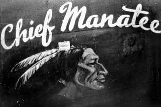 Nose art for Chief Manatee