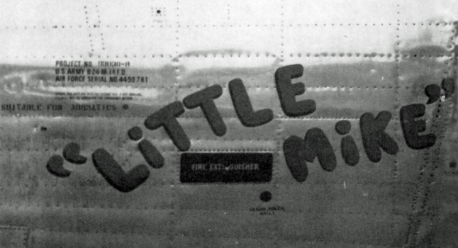 Nose art for Little Mike