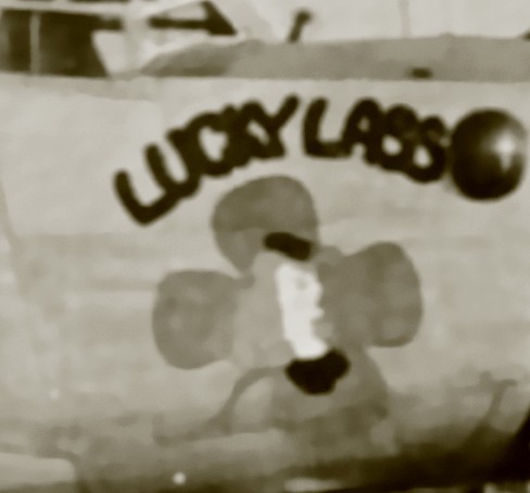 Nose art for Lucky Lass