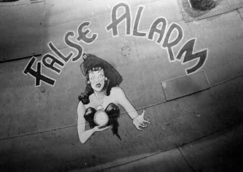 Nose art for False Alarm
