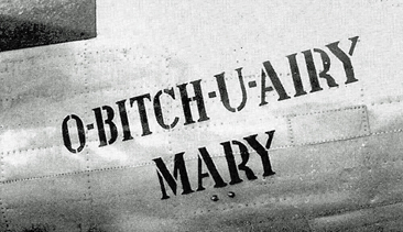 Nose art for O-Bitch-U-Airy Mary