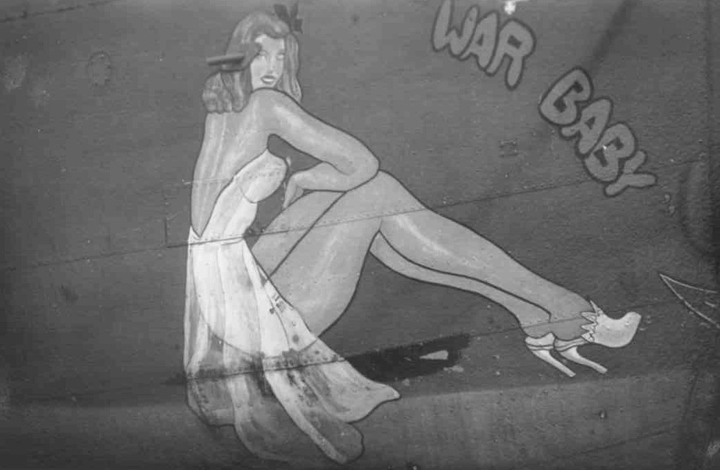 Nose art for War Baby/Ball of Fire Jr.