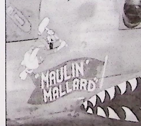Nose art for Maulin Mallard