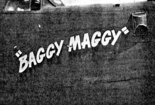 Nose art for Baggy Maggy