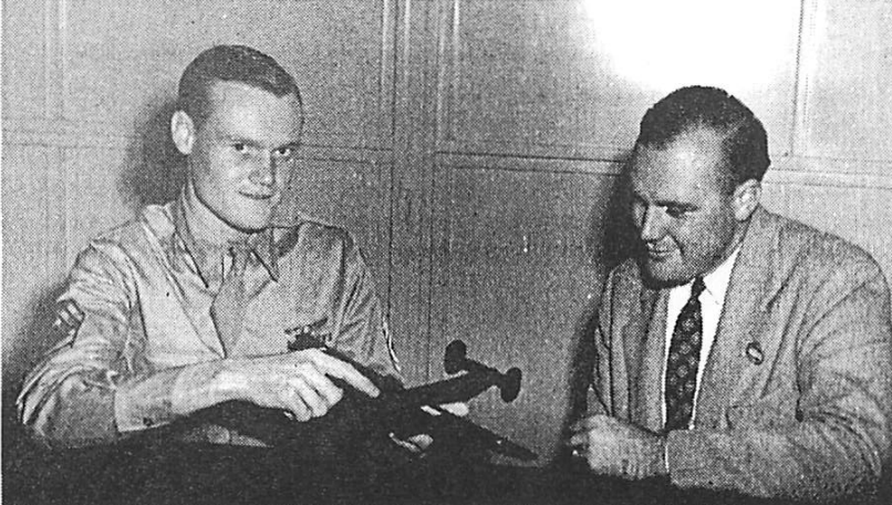 Photo with brother Wilber Allen Cox