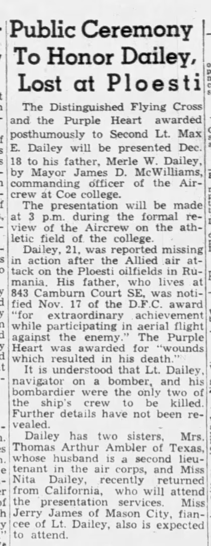 Max E. Dailey