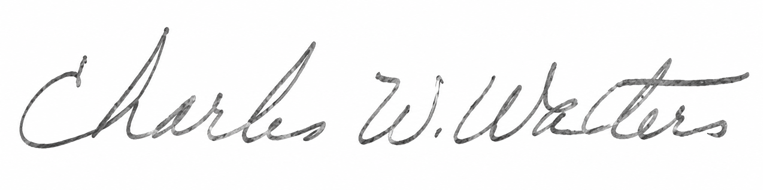 Signature of Charles W. Walters
