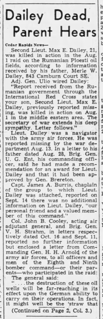 Max E. Dailey
